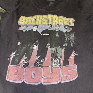 Vintage 90s Backstreet Boys Concert T Shirt Men's XL Thrashed